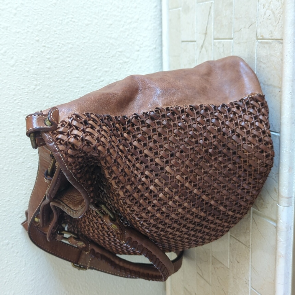 Sundance Woven Leather Bag - Picture 5 of 10